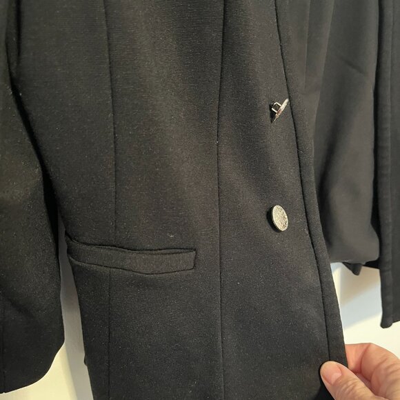 Cleo Black Button-Front Blazer – Size M - Picture 2 of 5